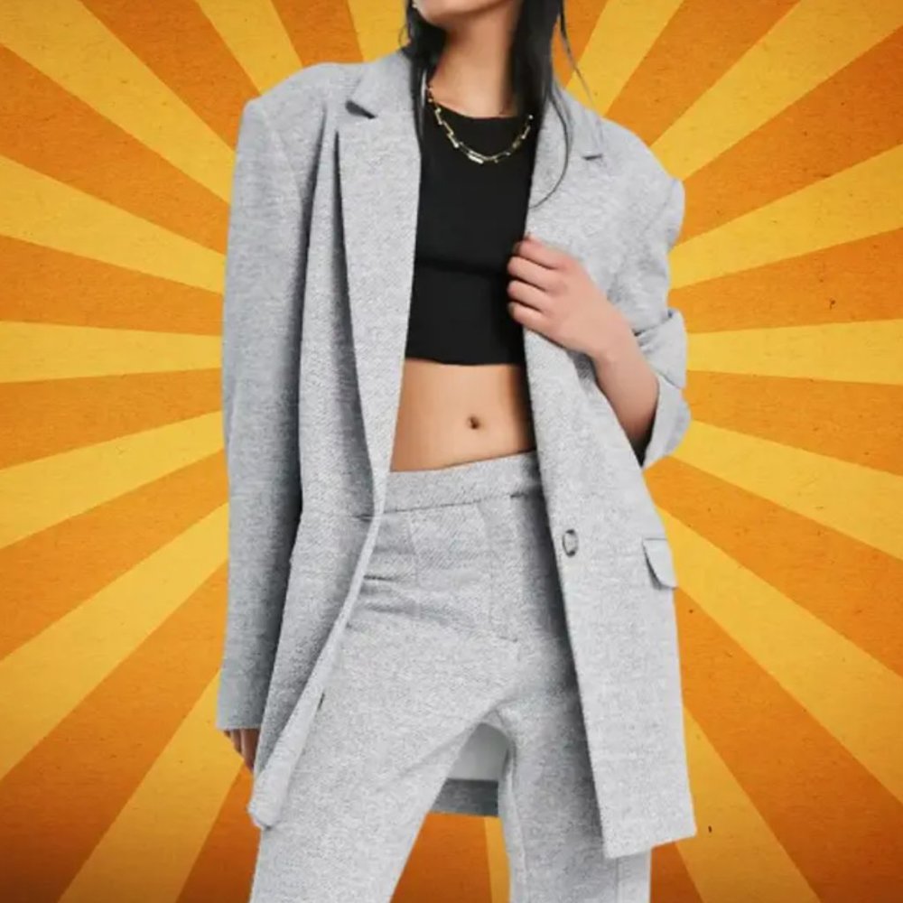 Topshop Oversized Blazer from Nordstrom Size 8